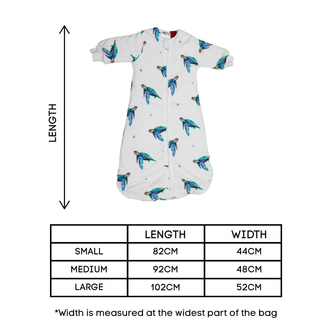 2.5 TOG Cotton Sleeping Bag - Blue Abstract