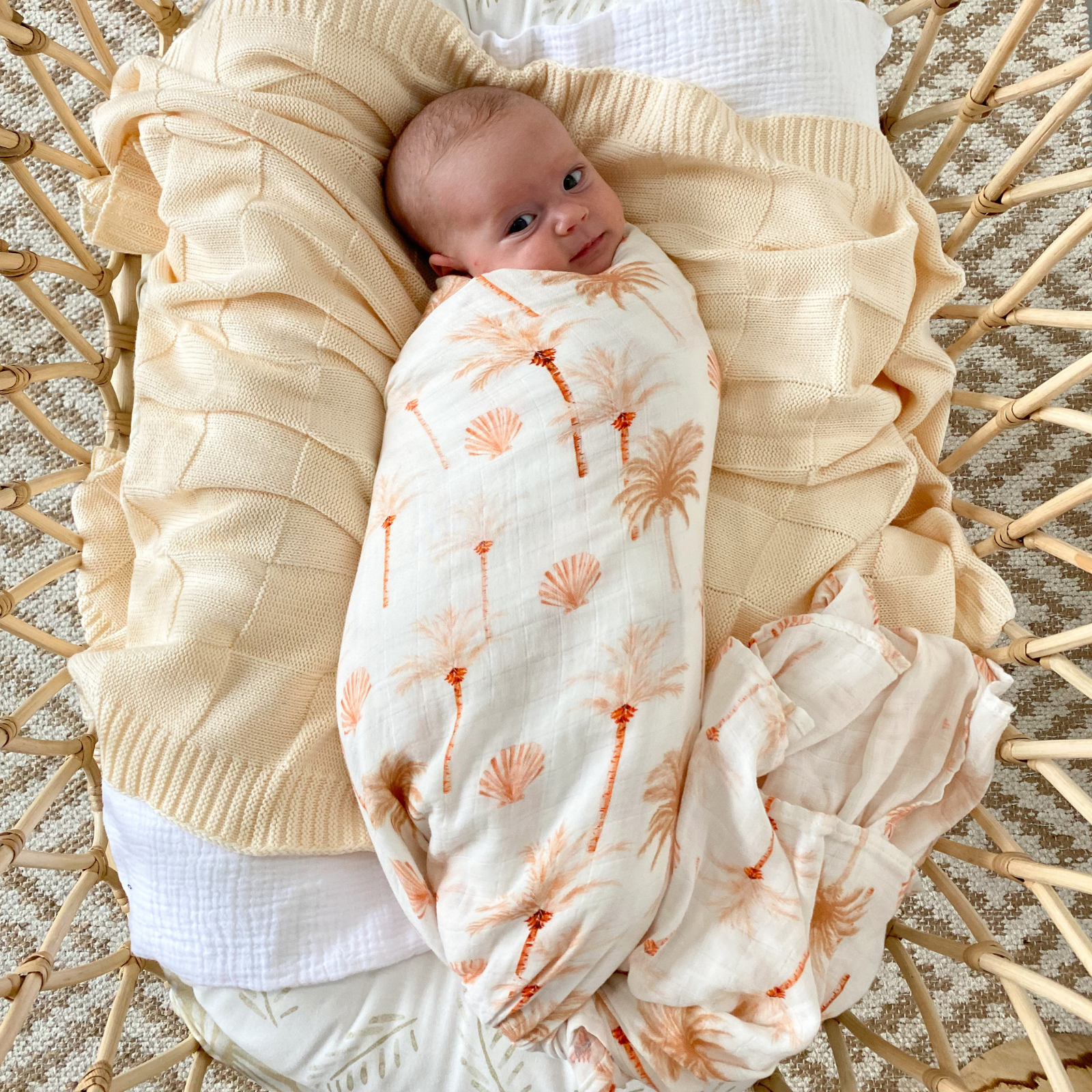 Organic bamboo swaddle best sale