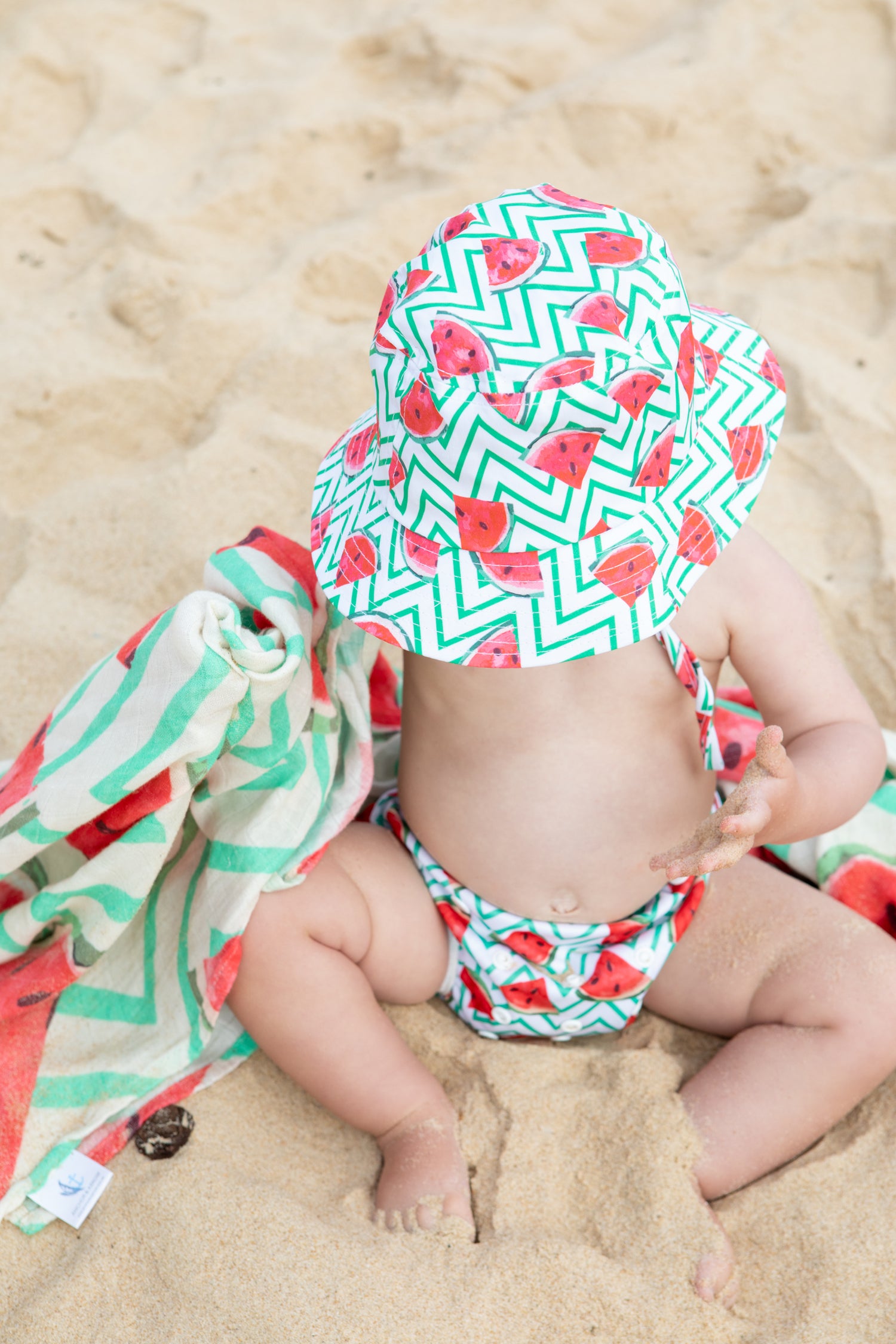 Swim Nappy & Hat Set