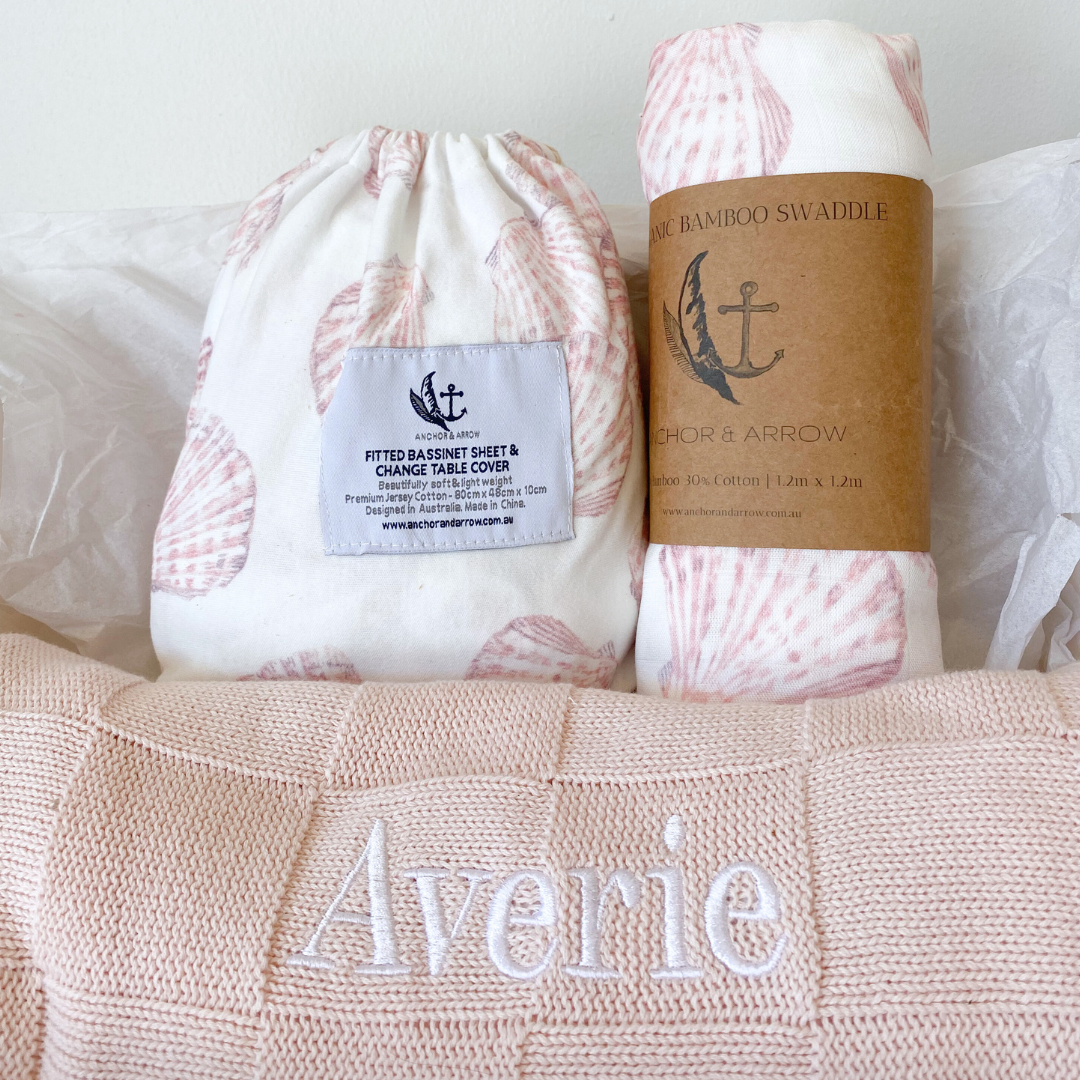 Personalised Baby Gift Set - Pink