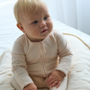Warm Zippy Romper | Oatmeal