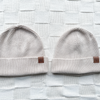 Matching Cotton Beanies | Sand