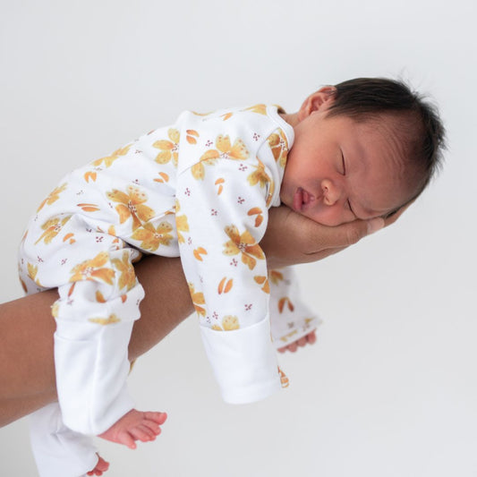 Long Zippy Romper | Summer Blooms