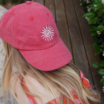 Sun Cap | Stonewash Red