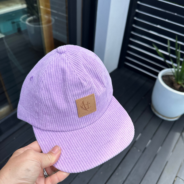 Corduroy Hat - Lilac