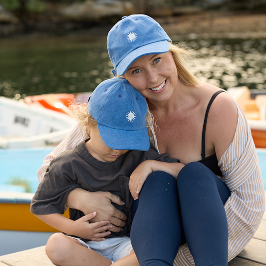 Sun Cap | Stonewash Blue