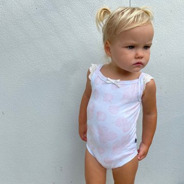 Frill Bodysuit - Seashell
