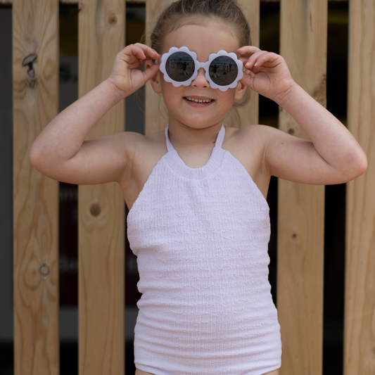 Daisy Crinkle One Piece | Lavender