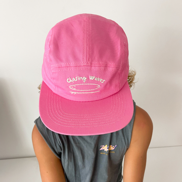 Matching Chasing Waves Cap Bundle | Pink