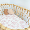 Fitted Jersey Cotton Bassinet Sheet/Change Table Cover | Sea Shell