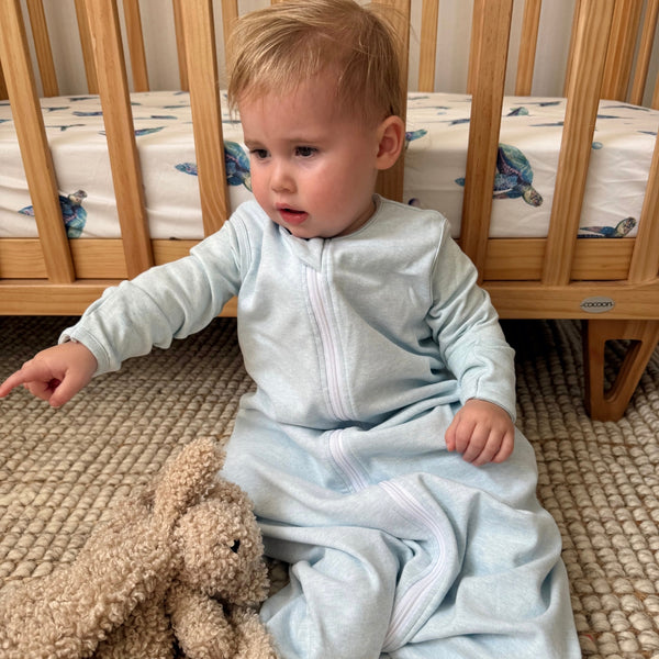 1.0 TOG Cotton Sleeping Bag - Sky Blue