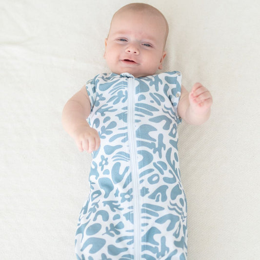 1.0 TOG Cotton Sleeping Bag | Blue Swirl