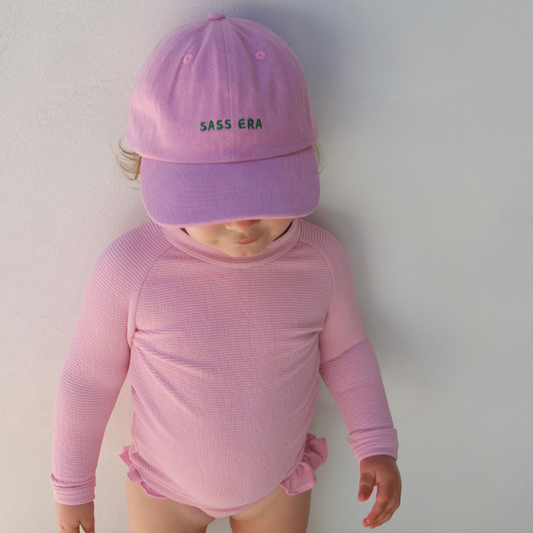 'Sass Era' Cap | Stonewash Pink