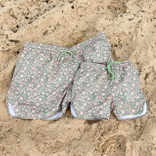 Matching Archie Board Short - Summer Sage