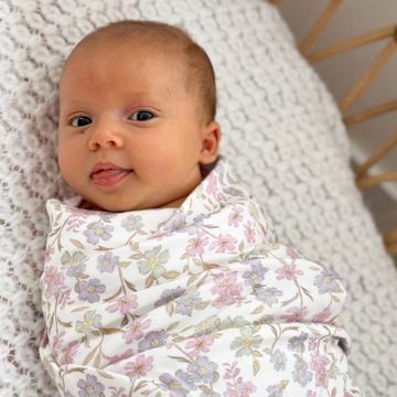 Daisy Dreams Jersey Swaddle & Beanie