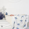 Organic Bamboo Cotton Swaddle | Sea Turtles