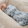 Newborn Cotton Sleeping Bag 1.0 TOG | Blue Swirl