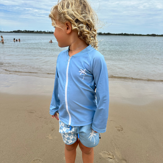 Archie Rash Vest | Ocean
