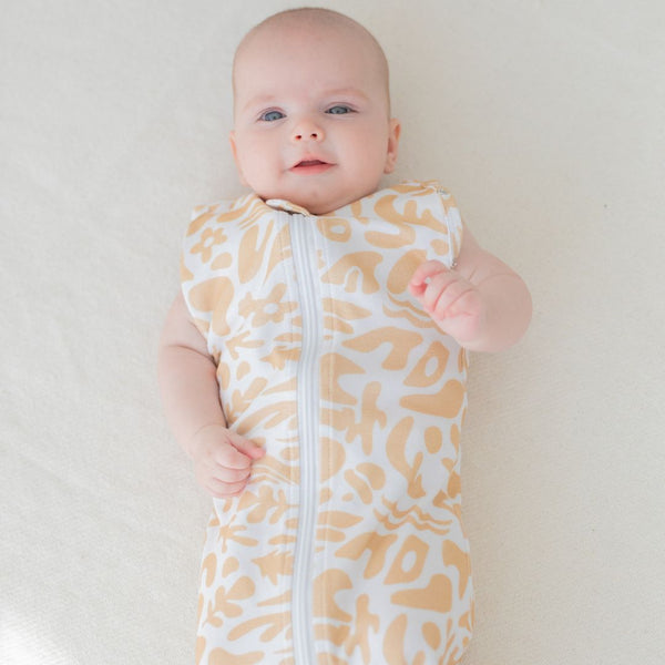 Newborn Sleeping Bag 1.0 TOG (Beige Swirl)