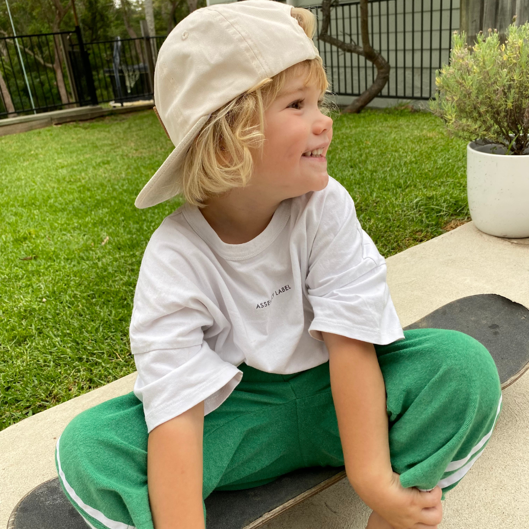 Cruiser Cap Beige Suede Anchor Arrow Baby