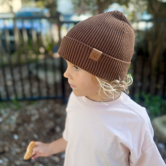 Cotton Beanie | Chocolate
