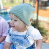 Cotton Beanie | Sage