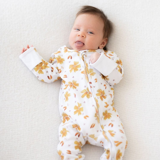 Long Zippy Romper | Summer Blooms
