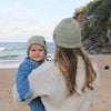 Cotton Beanie | Sage