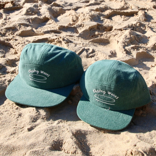 Father's Day Chasing Waves Cap Bundle - Stonewash Green