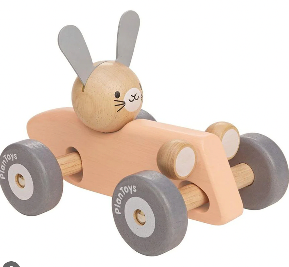 PLAN TOYS - Bunny Racing Car