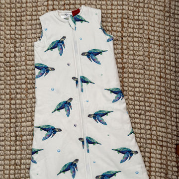 2.5 TOG Sleeveless Cotton Sleeping Bag  | Sea Turtles