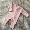 Warm Zippy Romper | Blush