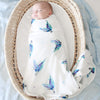 Jersey Swaddle & Beanie | Sea Turtles