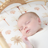 Fitted Jersey Cotton Bassinet Sheet/Change Table Cover | Summer Palm
