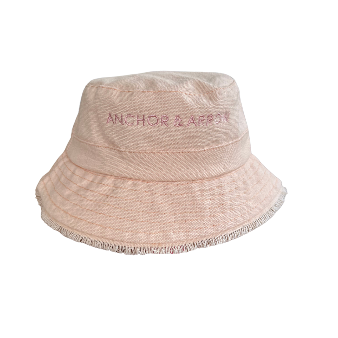 Canvas Bucket Hat - Light Pink