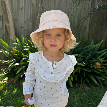 Canvas Bucket Hat | Light Pink