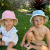 Terry Towelling Bucket Hat | Blush