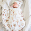 Jersey Swaddle & Beanie | Summer Palm