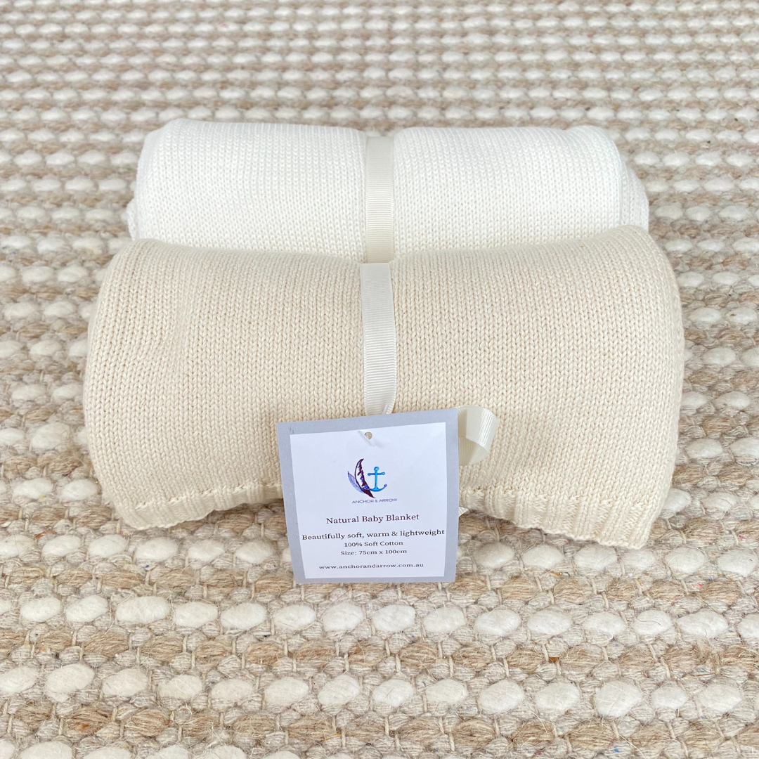 Fine Knit Blanket - Milk Sample
