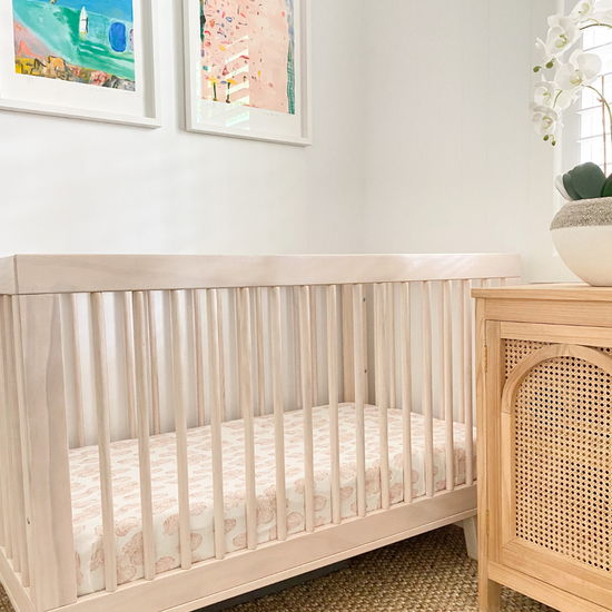 Cott Shells Jersey Cotton Cot Sheet – Sea Shell | Anchor & Arrow – Anchor & Arrow Baby