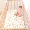 Jersey Cotton Cot Sheet | Summer Palm