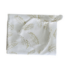 Jersey Cotton Swaddle + Beanie  -  Gold Fern