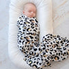 Organic Bamboo Cotton Swaddle - Leopard Print