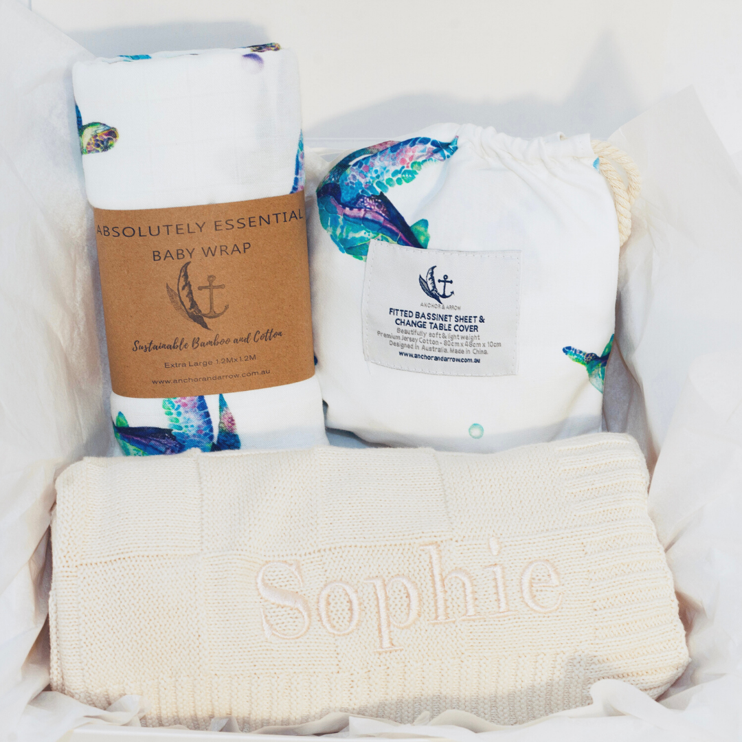 Personalised Baby Gift Set - Turtle