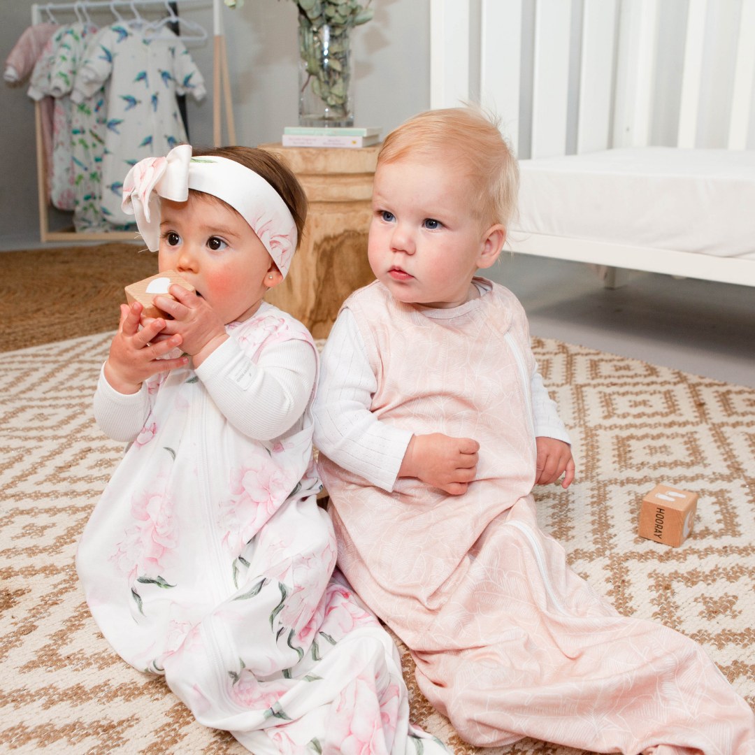 Bamboo Summer Sleeping Bag 0.4 TOG - Peony