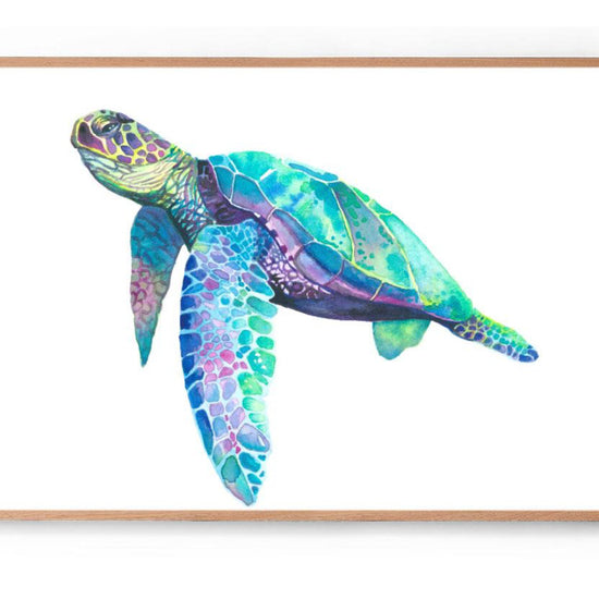 Jersey Cotton Cot Sheet - Sea Turtles