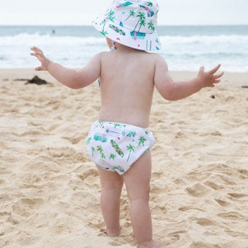 Reusable Swim Nappy & Hat Set | Chasing Waves